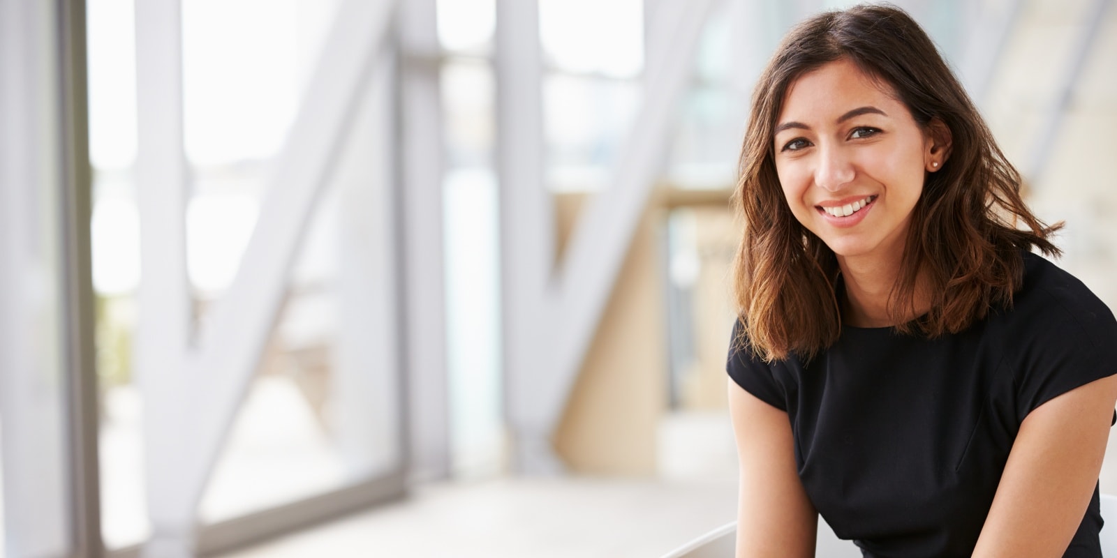 Business Woman Smiling.