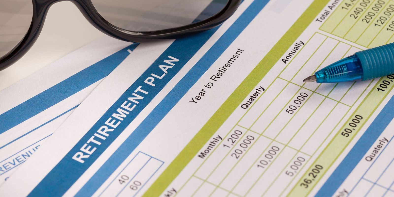 A retirement plan form used during retirement plan consulting