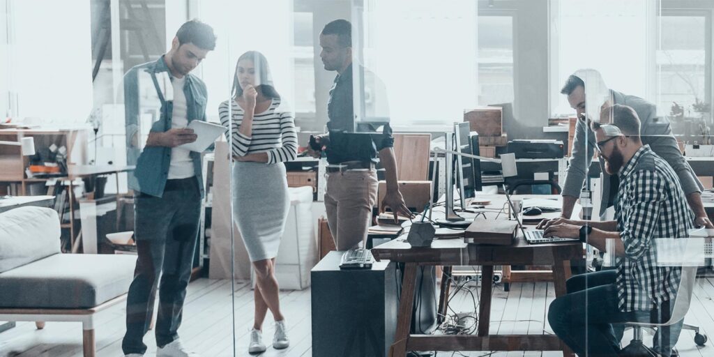 Business team office