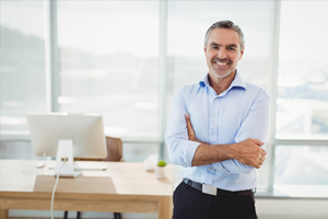 executive-happy-with-self-funded-insurance