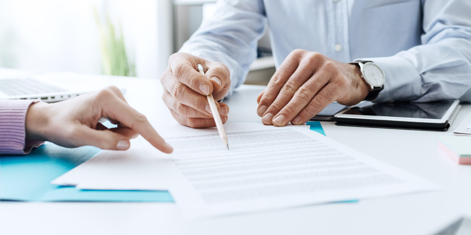 Talking over documents